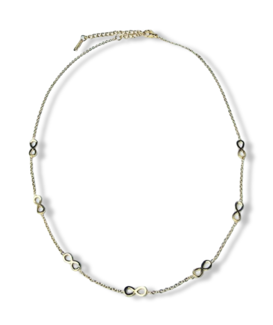 COLLAR WATERPROOF INIFINITOS DORADO