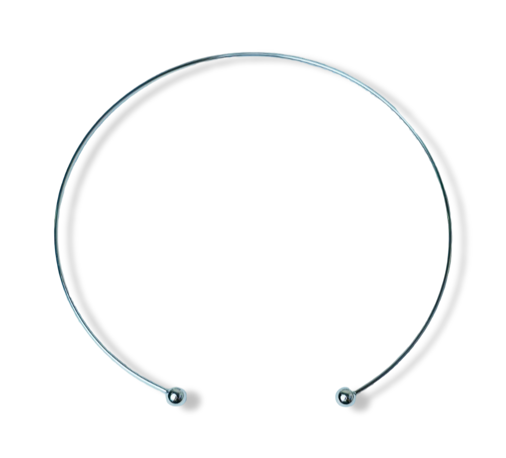 COLLAR WATERPROOF ARO PLATEADO