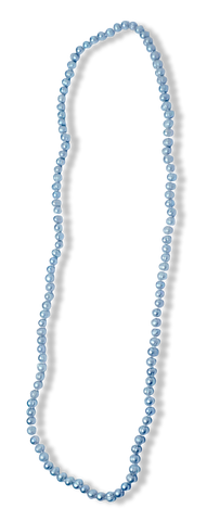 COLLAR PERLA BARROCA MEDIANO GRIS