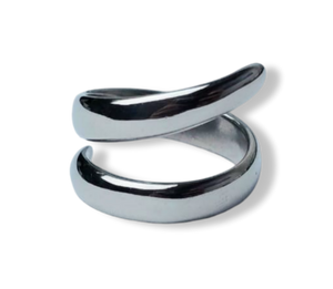 ANILLO WATERPROOF ESPIRAL PLATEADO