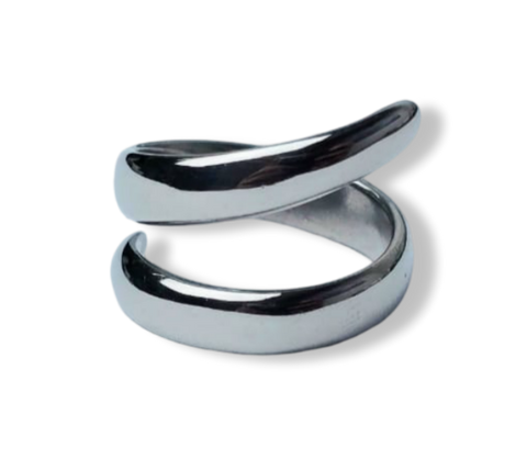 ANILLO WATERPROOF ESPIRAL PLATEADO