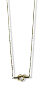 COLLAR WATERPROOF NUDO DORADO