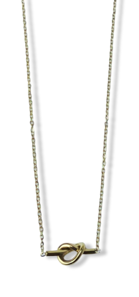 COLLAR WATERPROOF NUDO DORADO
