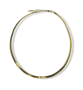 COLLAR WATERPROOF CADENA LISA DORADO