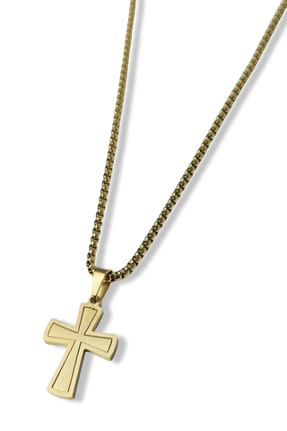 COLLAR WATERPROOF CRUZ GRANDE DORADO
