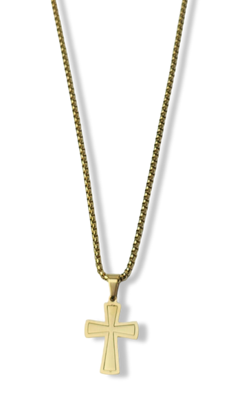 COLLAR WATERPROOF CRUZ GRANDE DORADO