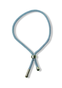 PULSERA CHARM GRIS CLARO DORADO