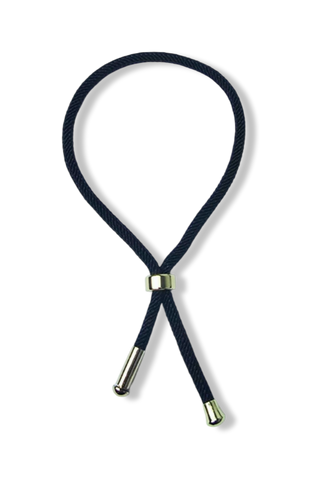 PULSERA CHARM NEGRO DORADO