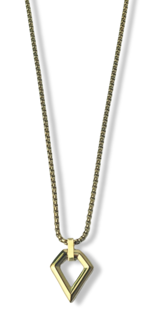 COLLAR WATERPROOF DIAMANTE DORADO