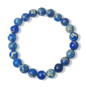 PULSERA JASPE AZUL