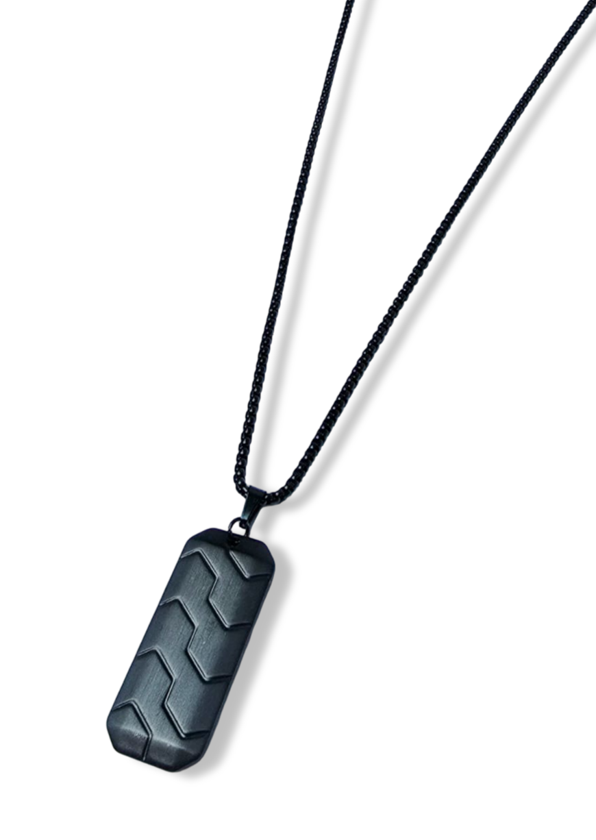 COLLAR WATERPROOF PLACA NEGRO