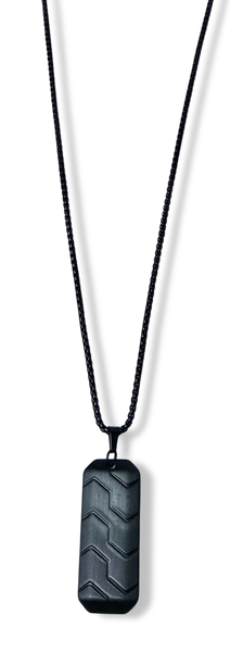 COLLAR WATERPROOF PLACA NEGRO
