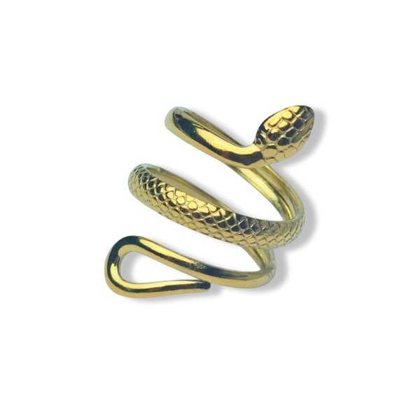 ANILLO SERPIENTE WATERPROOF DORADO