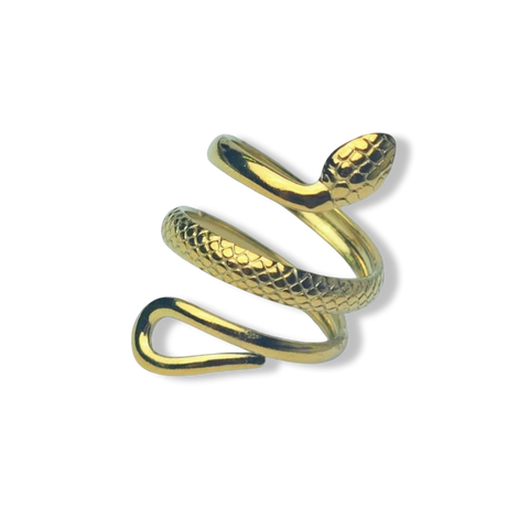 ANILLO SERPIENTE WATERPROOF DORADO