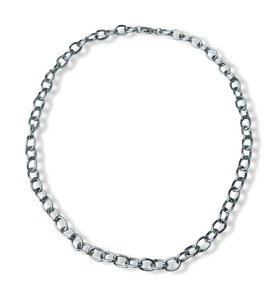 COLLAR CADENA PLATEADO