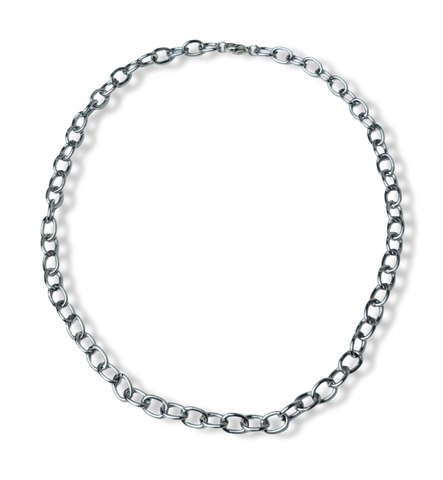 COLLAR CADENA PLATEADO