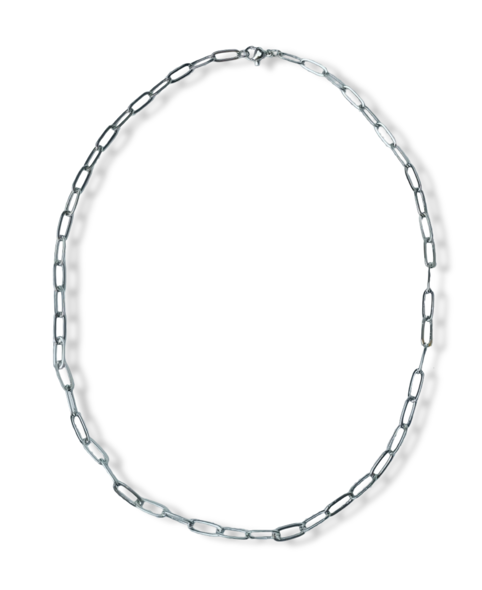 COLLAR ESLABÓN PLATEADO