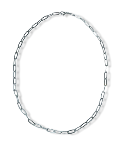 COLLAR ESLABÓN PLATEADO