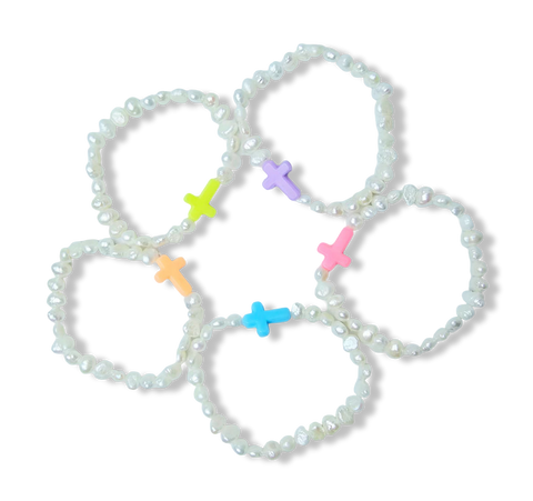 PULSERA CRUZ DE COLORES KIDS