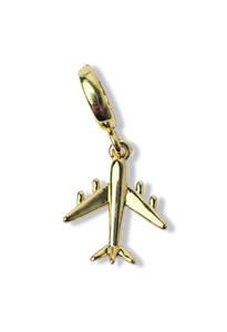 DIJE AVIÓN DORADO
