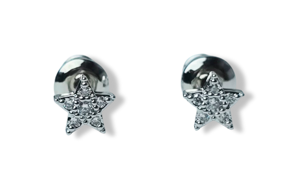 ARETE ESTRELLA PLATEADO