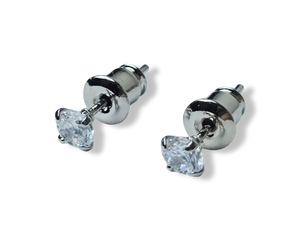 ARETE CIRCONIA PLATEADO