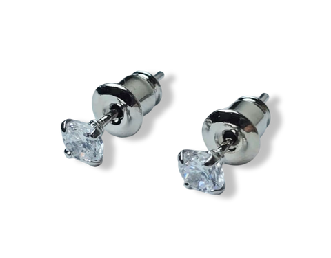 ARETE CIRCONIA PLATEADO