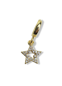 DIJE ESTRELLA CIRCONIAS DORADO