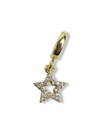 DIJE ESTRELLA CIRCONIAS DORADO