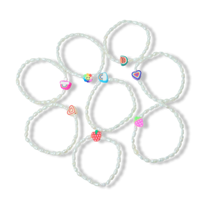 PULSERA PERLA ARROZ COLORES KIDS