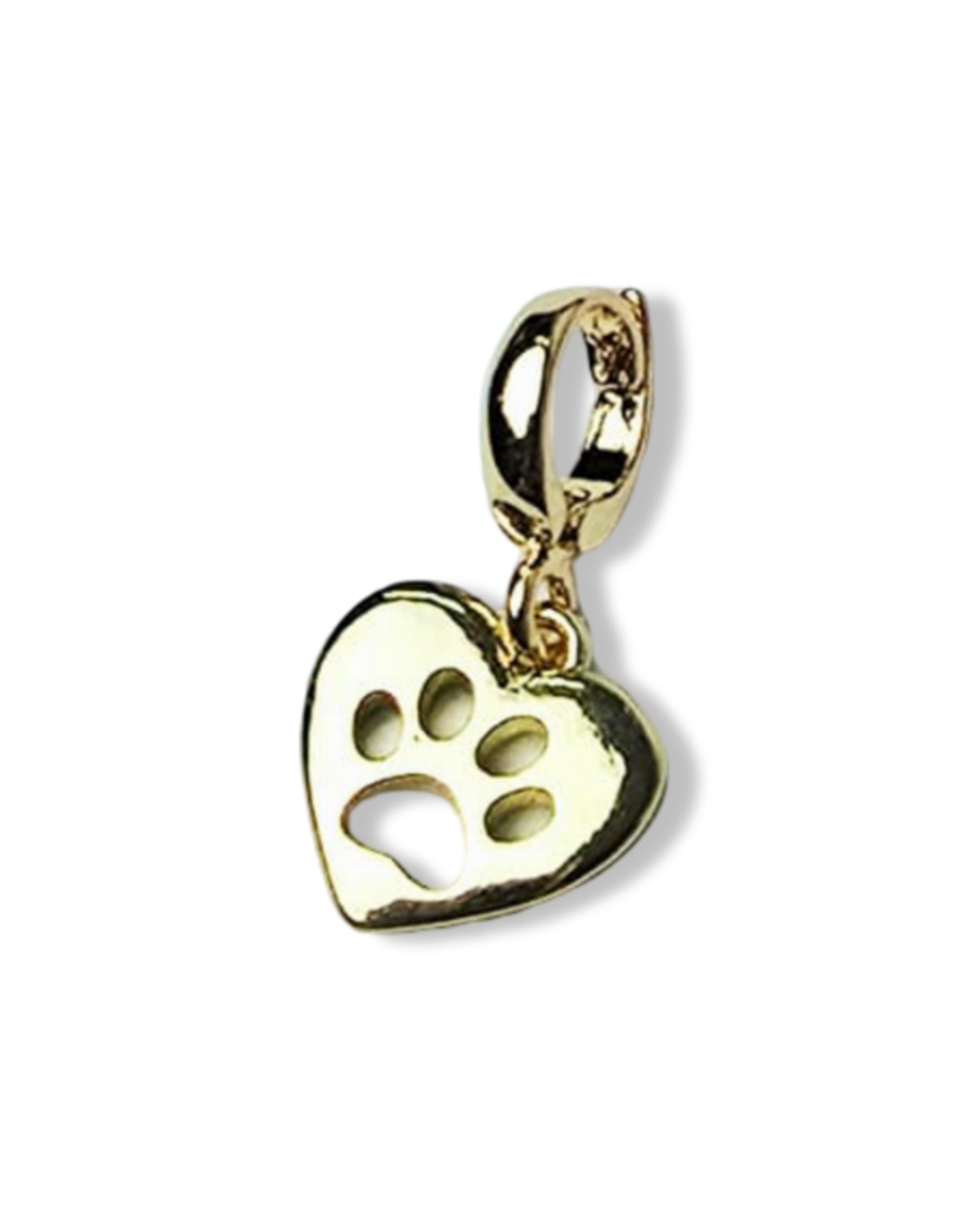 DIJE CORAZÓN PET DORADO