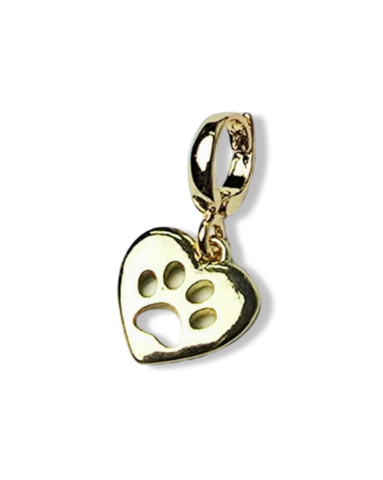 DIJE CORAZÓN PET DORADO