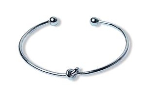 PULSERA NUDO PLATEADO