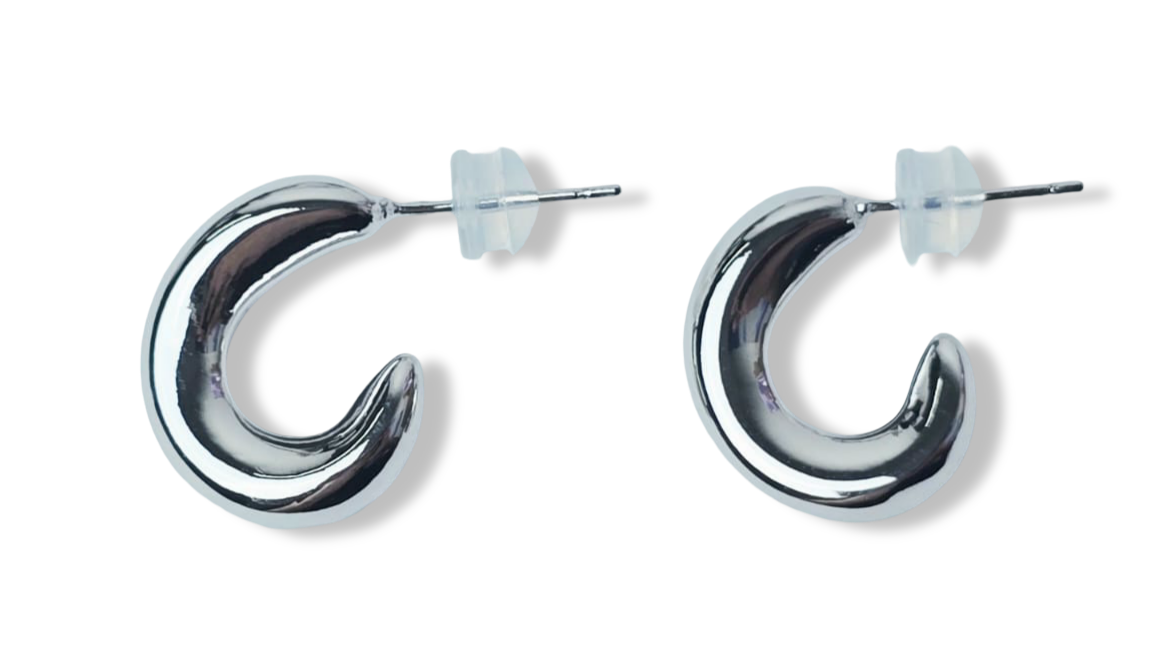 ARETE ARRACADA CURVA PLATEADO