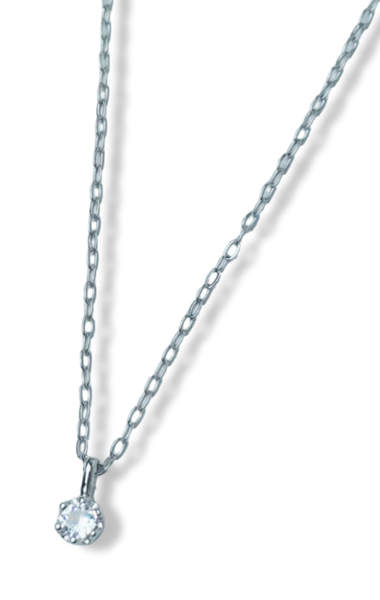 COLLAR DOT PLATEADO
