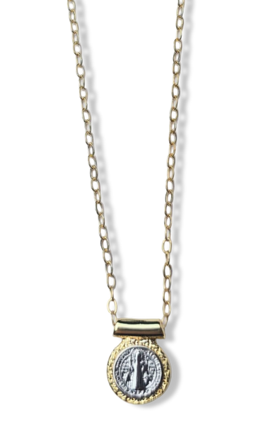 COLLAR SAN BENITO BICOLOR DORADO