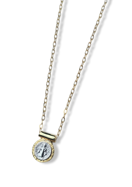 COLLAR SAN BENITO BICOLOR DORADO