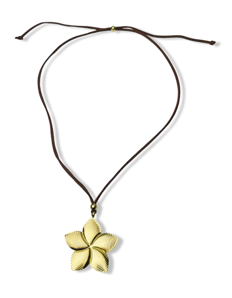 COLLAR WATERPROFF FLOR CINCO PÉTALOS DORADO
