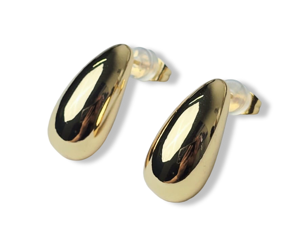 ARETE GOTA MED SENCILLA DORADO