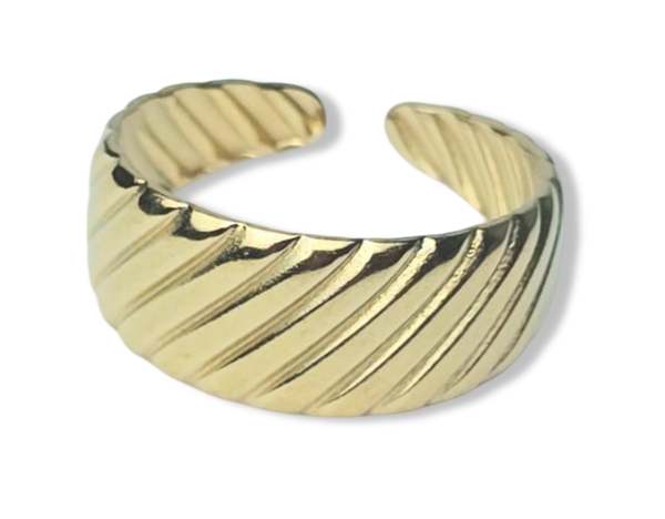 ANILLO WATERPROOF STEEL DORADO