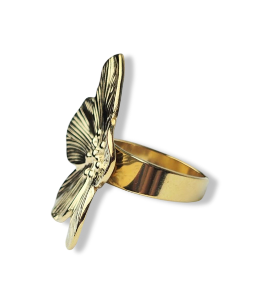 ANILLO WATERPROOF FLOR DORADO