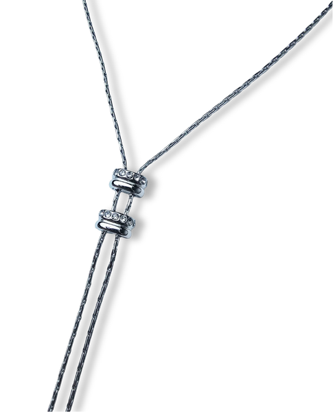 COLLAR WATERPROOF CORBATIN Y CRISTAL AJUSTABLE DORADO