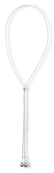 COLLAR WATERPROOF CORBATIN EN GOTAS PLATEADO