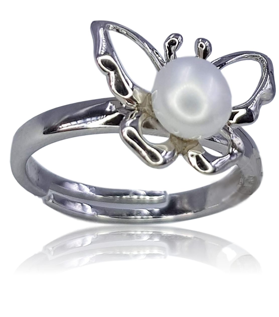 ANILLO MARIPOSA PLATEADA