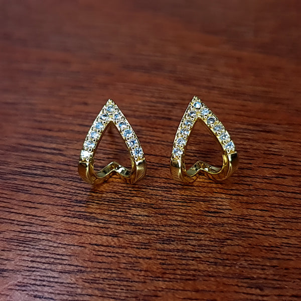EARRING CURVED MARQUISE